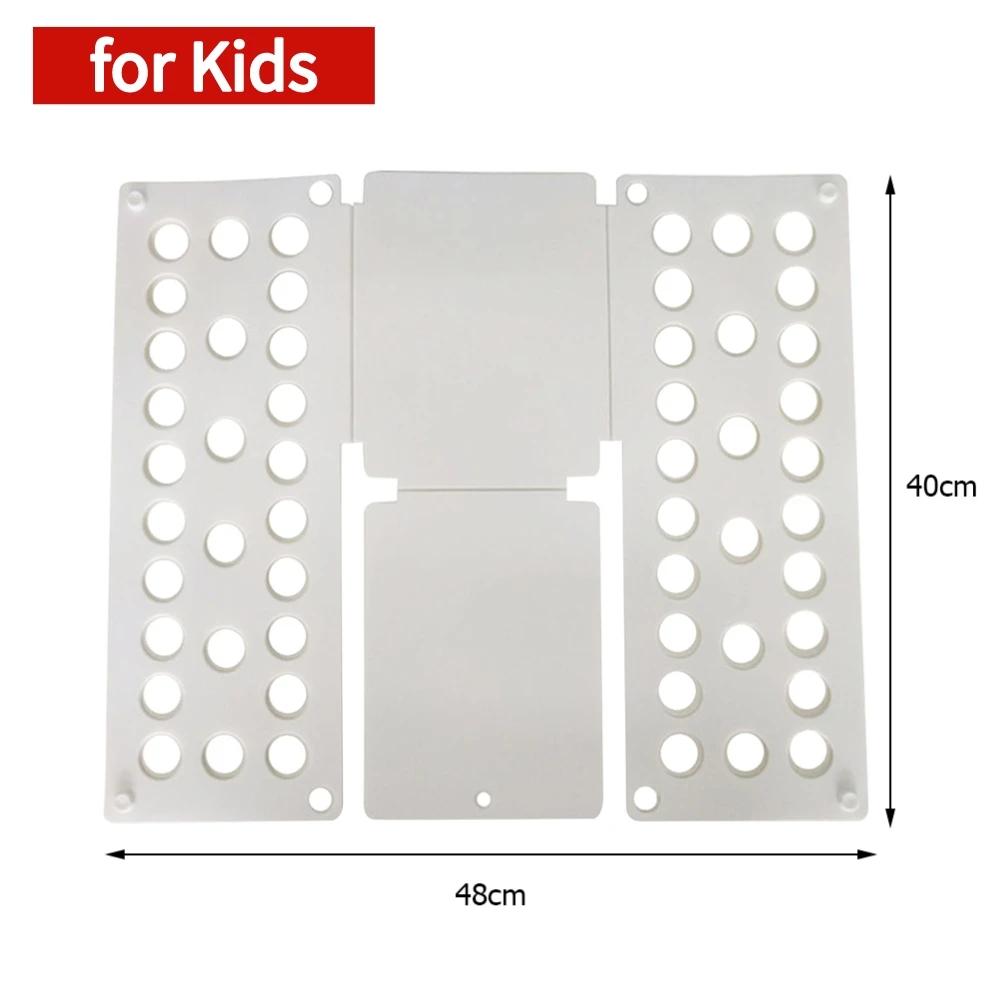 Perforated Board Clothes Shirts Bender Plastic Folding Board T Shirts Folder Board for Closet Cabinet Organizer Bathroom Storage