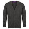 Henbury Mens Lightweight V Neck Cardigan