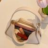 Solid Color Popular Underarm Bag New Small Fresh and Fashionable Casual Women's Bag Handbag Trendy Small Square Bag