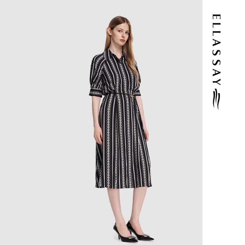 ELLASSAY Women's Elegant Slim Fit A-Line Dress