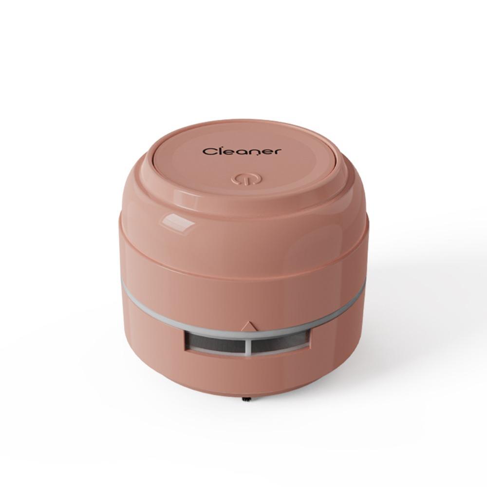 Compact PC Vacuum Cleaner Dust Collector Eraser Vacuum Strong Power Mini Desk Cleaner  Offices розовый