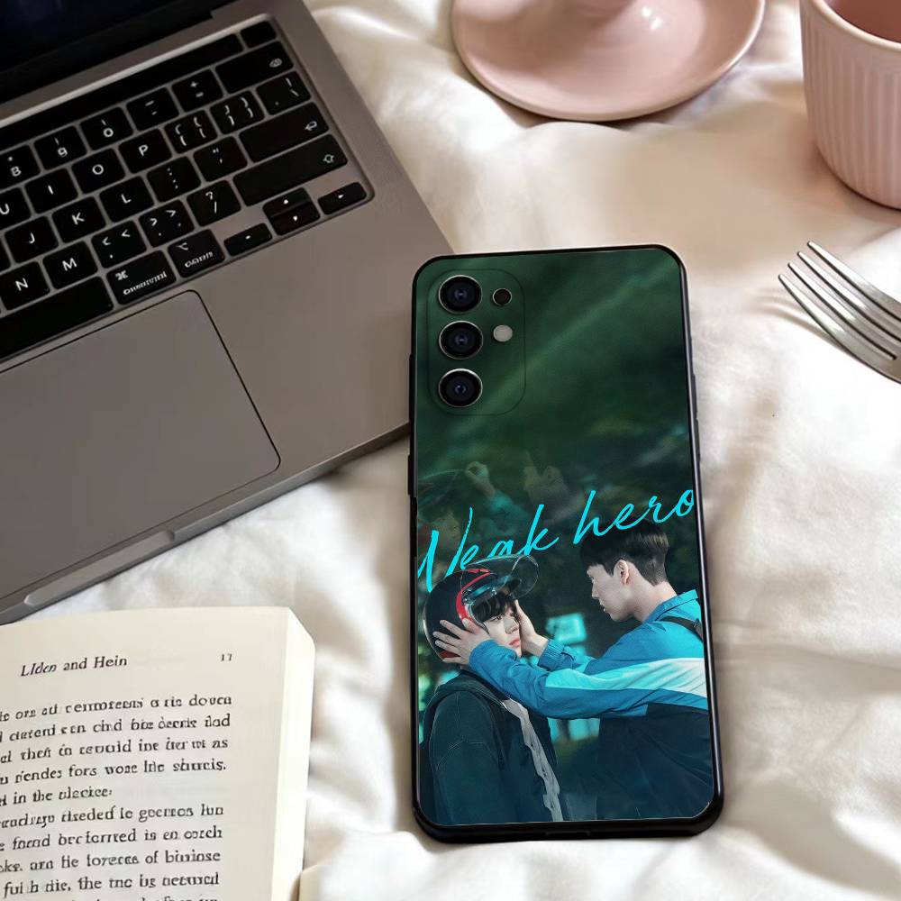 

W-Weak hero class wallpaper Phone Case For Samsung S25,24,23,22,30,21,10,9,Ultra,Plus,Lite,FE,4,5 G Soft Black Case Samsung S23plus5G