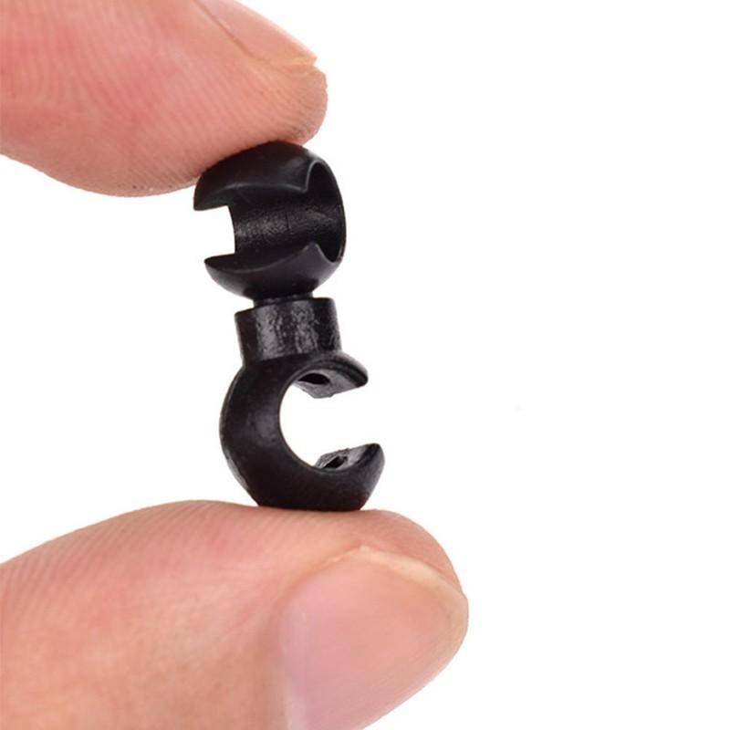 20pcs Bicycle MTB Brake Cable S Style Clips Buckle Hose Guide Bike Cross Line Clip Cycling