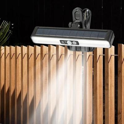 Clip On Solar Motion Lights Outdoor Waterproof Solar Fence Lights Outside Portable Solar Powered Security Light Easy To Install For Garden Garage