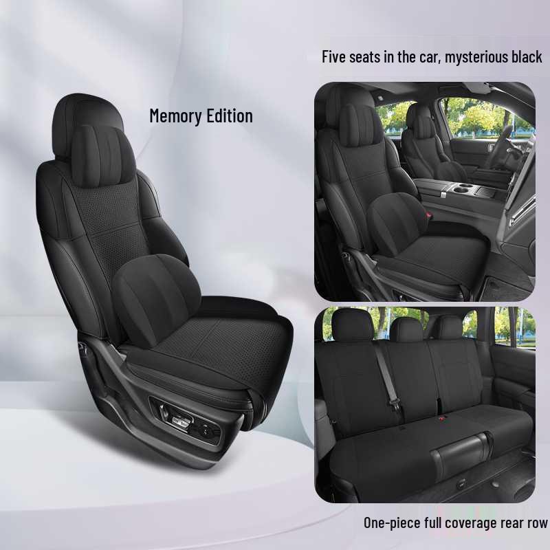 Ideal L7 Universal Suede Car Seat Cushion - Four Seasons, Half Surround, Five-Seater Cover