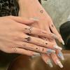 Simple Personality Line Element Tattoo Sticker Waterproof And Long-Lasting Finger Love Tattoo Sticker