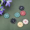 100Pcs Roulettes Game Bingo Chip Plastic Casino Poker Chip Learning Counters Small Poker Chip with Storage Box Enduring