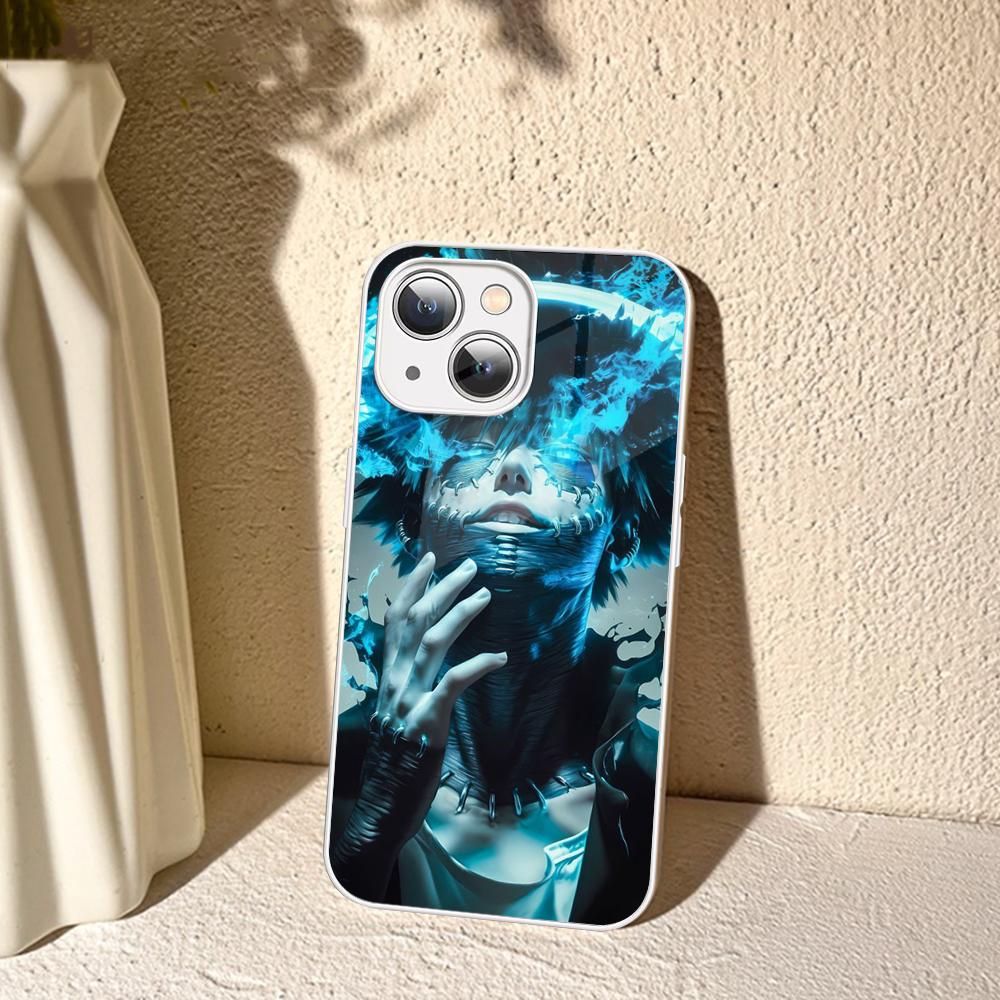 Cartoon Characters D-Dabi Phone Case For IPhone 14 13 12 Mini 11 Pro XS Max X XR 14 Plus Tempered Glass Cover