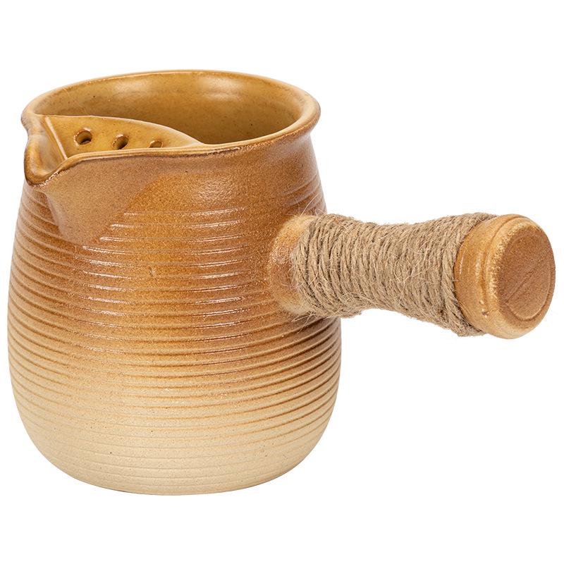 High-Temperature Charcoal Fire Pottery Tea Kettle – Outdoor Roasting & Winter Use
