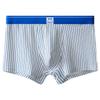 Men's Pure Cotton Underwear Breathable Striped Underwear Men's Sports Flat Corner Shorts