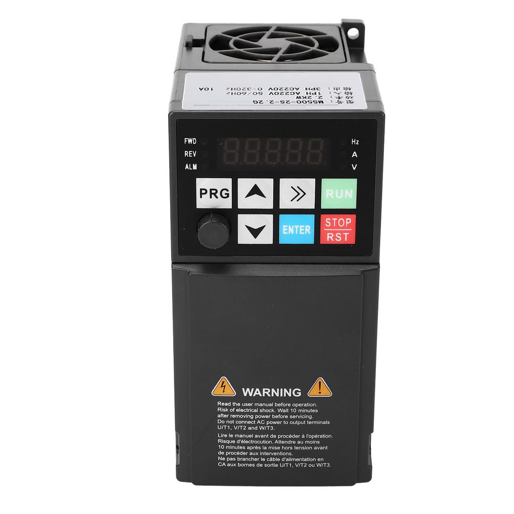Frequency Converter 1PH 220V Input to 3PH 10A 220V Output High Performance VFD Variable Frequency