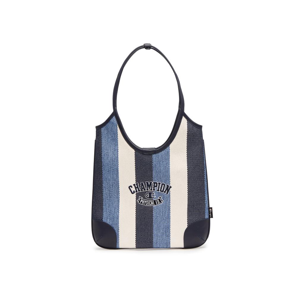 Champion Physical Campus SS25 Versatile Simple Color Block Casual Sports Fashion Fabric And Synthetic Leather Tote Bag Unisex Tote Bag U5CACPU26