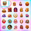 50 Cartoon Sloth Stickers New Animation Style Cute Cartoon Sloth Personalized Creative Stationery Stickers