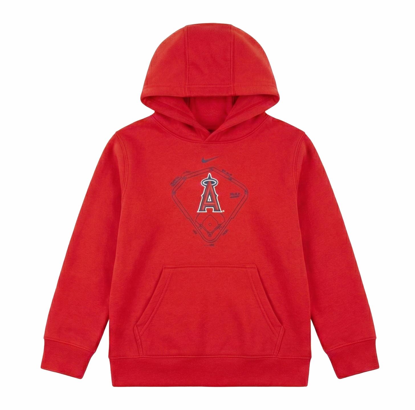 Nike X MLB Pre School Sweatshirts Hooded Thickened And Fleece Lined 3Z3B3SBF7-LAA L(130-140)