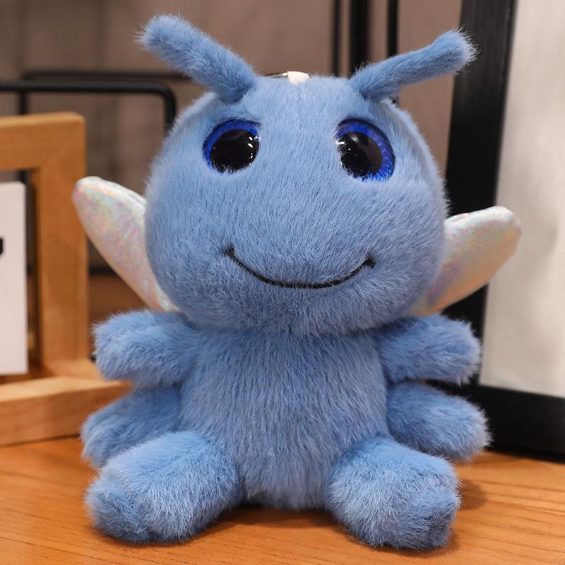 

Мягкая игрушка-подвеска «Стрекоза», серия «Насекомые», мягкая игрушка в виде муравья, стрекозы, пчелы, брелок, модный подарок 14cm синий