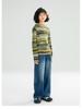 Jean large doublé polaire pour fille Tao Town: Pantalon ample à jambes droites tendance pour l'automne/hiver