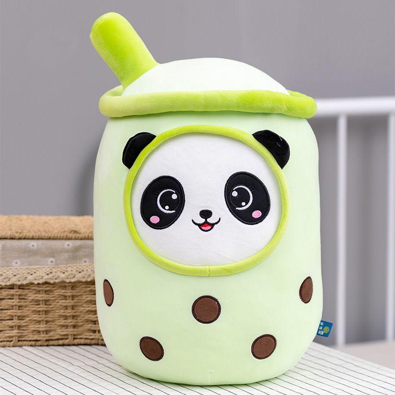 Soft Pearl Milk Tea Pillow For Girls Big Plush Toy For Sleeping And Display Coral Velvet Pp Cotton 23cm-70cm