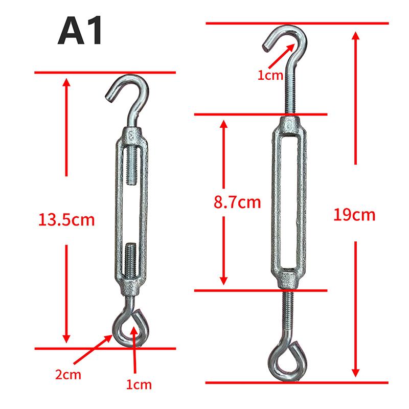 

1 шт. M6 M8 M10 M12 M14 из нержавеющей стали регулировочные цепные такелажные крюки рым-болт талреп устройство натяжения троса линейный тип Oo Cc A1