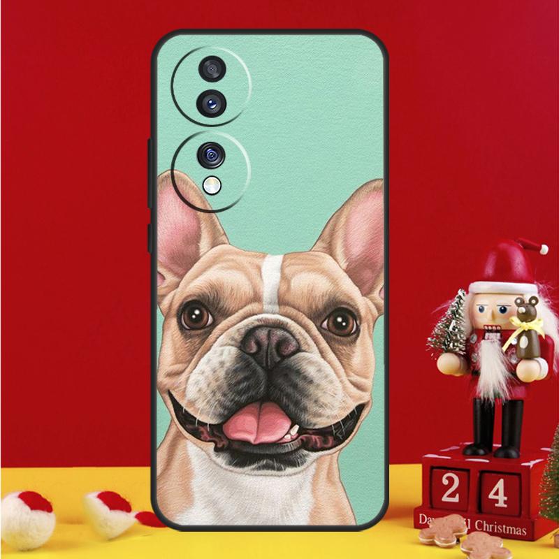 

Чехол для собаки французский бульдог для Honor Magic 7 6 8 Pro Honor Win X9a X9b X9c X9d X8c X8b 50 70 90 200 400 Lite Honor Magic5 Pro