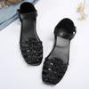 Women Sandals Summer Fashion Outdoor Beach Casual Comfortable Women's Shoes Leather Buckle Designer Flat with Ladies Sandals