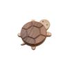 1/2pcs Cute Turtle Shape Heat Insulation Coaster Solid Wood Cup Mat Rotatable Desktop Tableware Mat Anti-scald Table Ornaments