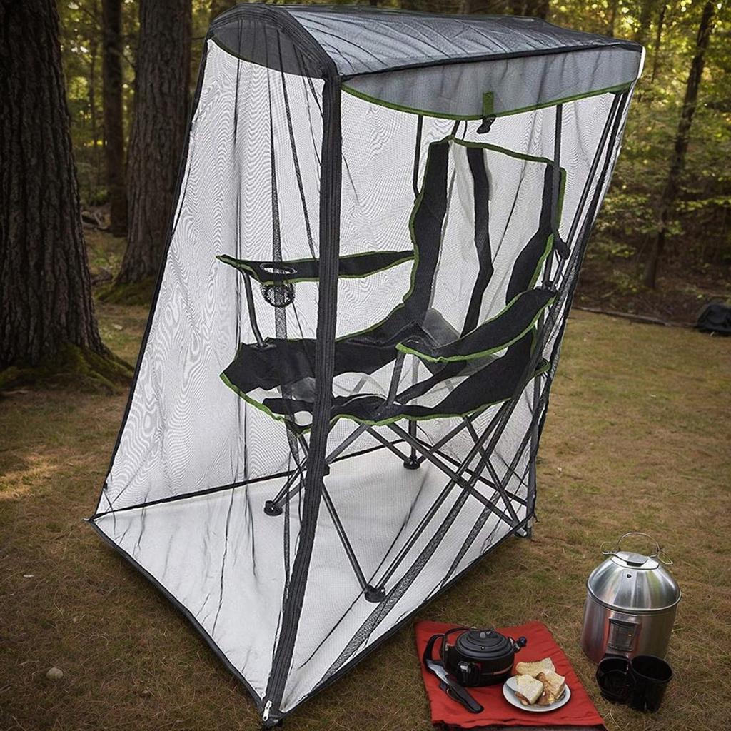 Patio Fly Netting Outdoor Clean Chair Tent Protective Waterproof Compact Sun Shade For Outside Backyard Fishing Backpacking