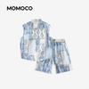 MOMOCO Boys' Summer Fashion Two-Piece Set