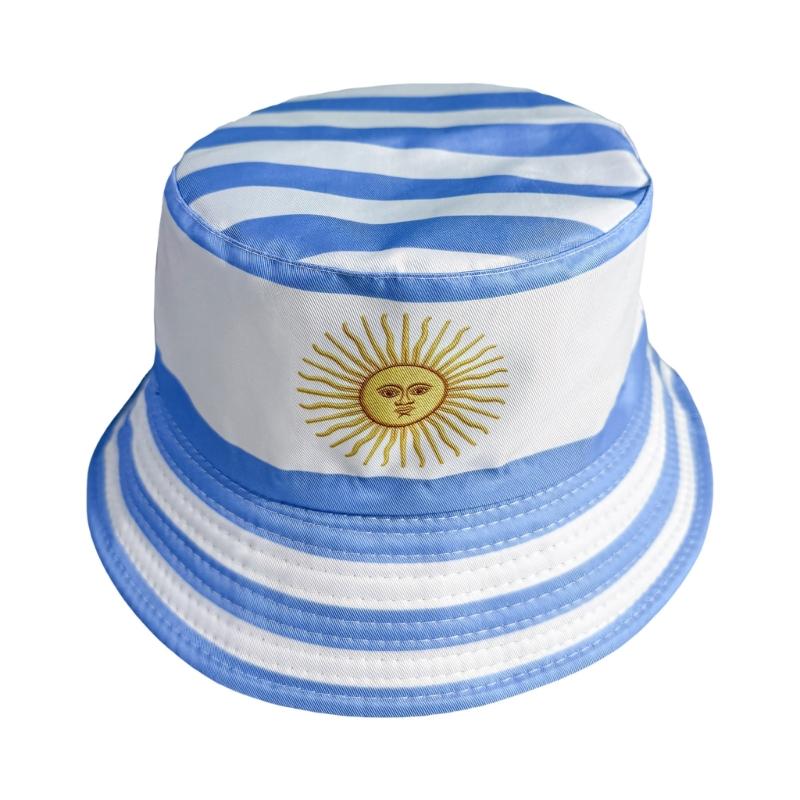 Unisex Sports Bucket Hat Packable Convertible Polyester Fisherman Cap For Football Fan And Outdoor Sports Activities