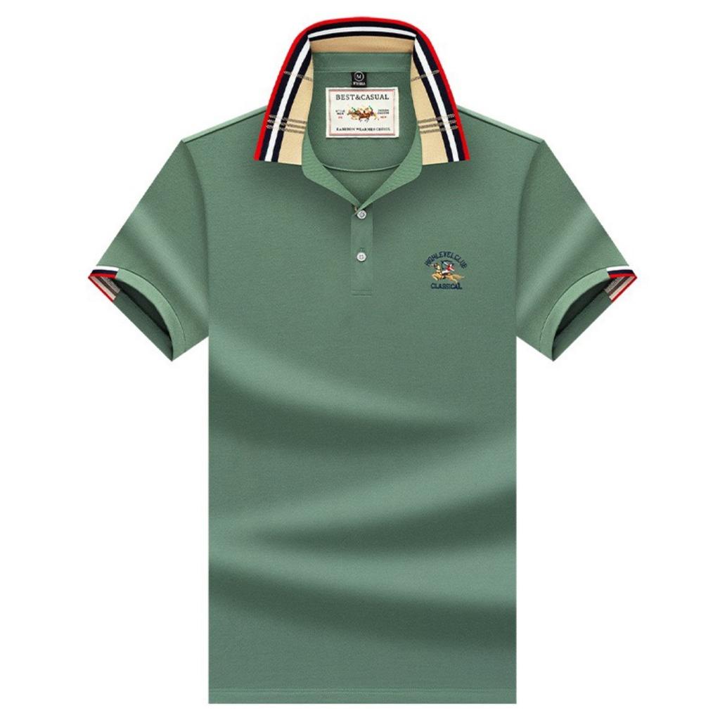 STORN Summer Men's Polo Shirts High Quality Solid Color Short Sleeve Turn Down Collar Embroidery Casual Male Tees