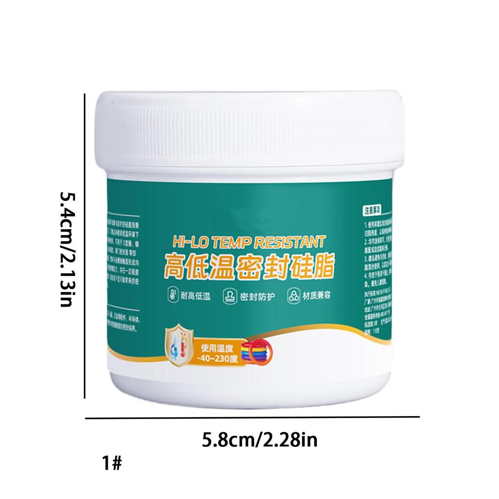 110g Rubber Sealing Silicone Grease Cylinder Sealing Lube Grease Calipers Piston Sealing Silicone Lubrication For Brake Bearing