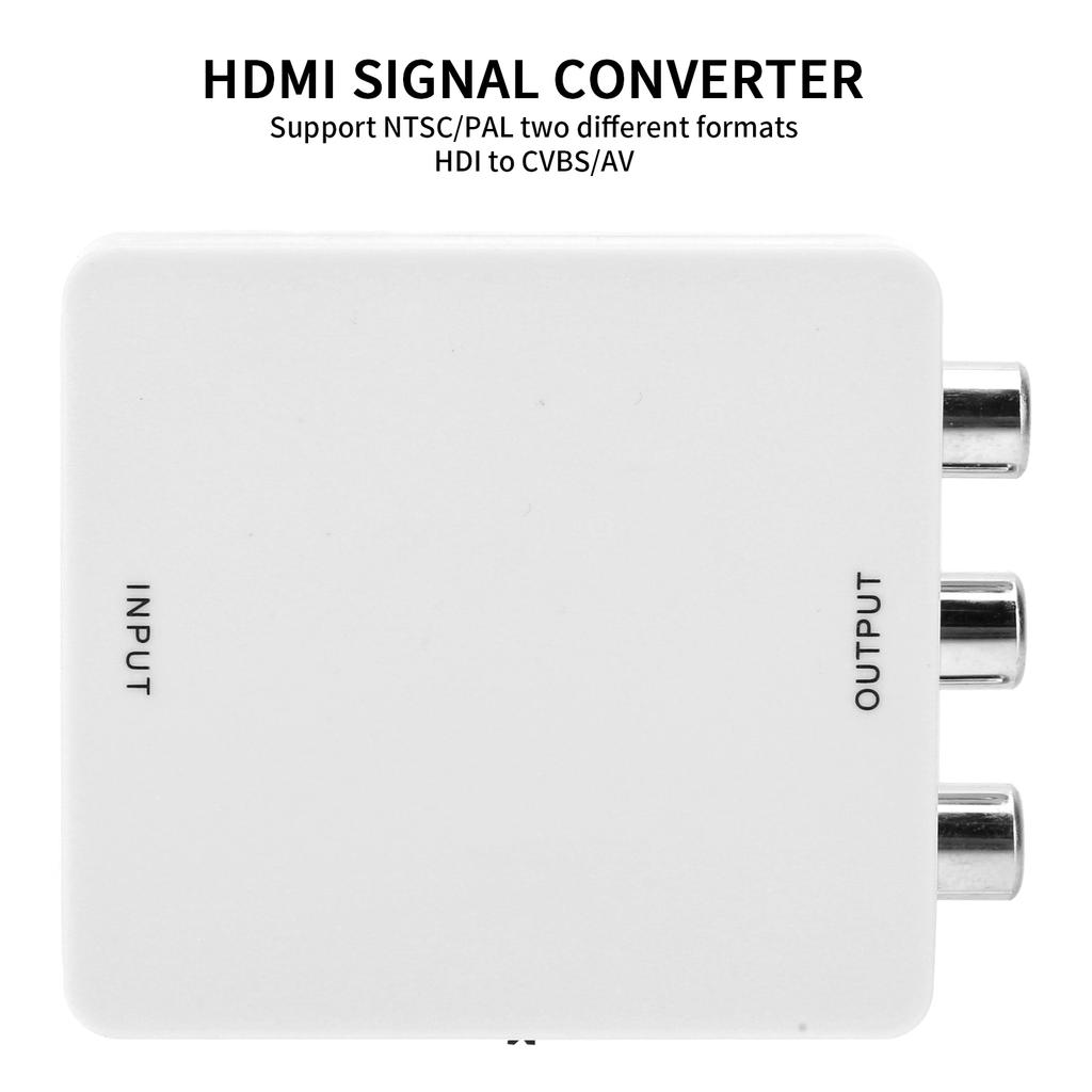 to AV Converter Box Video   AV CVSB L Celsius R 1080P  2AV Adapter HDTV