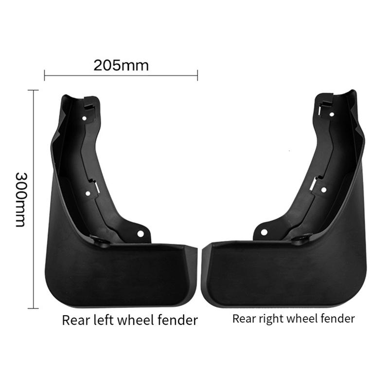 4PCS Car Mudguard Mud Flaps Splash Mud Guard Fender For Honda CRV 2025 2025 Car Accessories-A99D