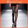 Nylon Feinstrumpfhose mit Kreuzmuster und schwarzen Trägern für Damen Sommer