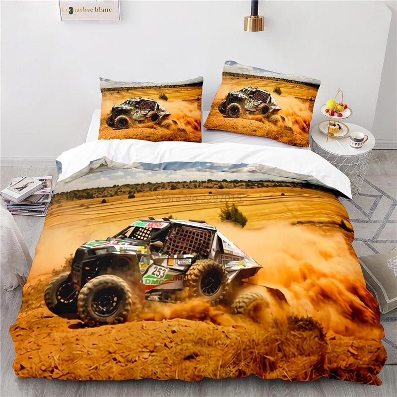 Stunt Off-road Motorcycle 3d Printed Bedding Set Duvet Cover Set with Pillowcase Twin Full Queen King Size Bedclothes Bed Linen