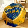 Football Club Emblem Umbrella 8-Frame for Travel, Camping, Casual Lightweight Portable Umbrella, Essential for Every Family Holidays Gift