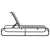 VidaXL Chaise longue Aluminium et textilène