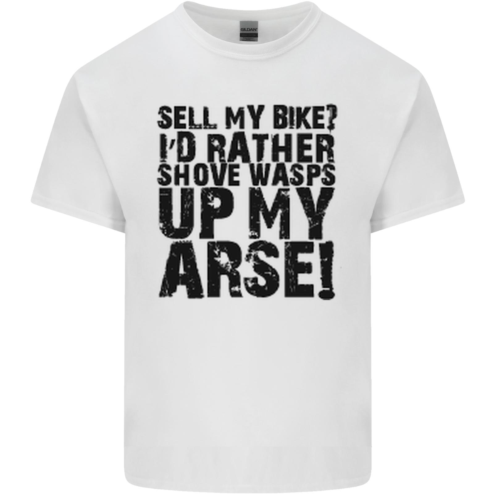 Cycling Biker Sell My Bike? Cyclist Bicycle Mens Cotton T-Shirt Tee Top L