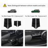 Autocollant Accoudoir de Porte de Voiture Pour Mini Cooper F55 F56 Cuir PU Poignée de Porte Auto Autocollant Accessoires de Décoration Intérieure de Voiture