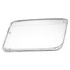 One Pair Transparent Plastic Headlight Headlamp Cover Replacement