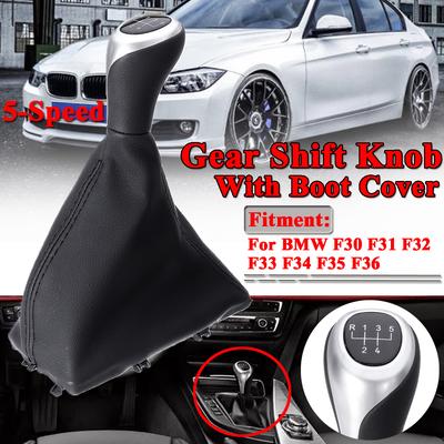 PU Leather Gear Stick Konb Cover Shift Gaiter Boot For BMW E30 E34 E36 Z3 X3