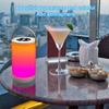 AMZ LED Night Lamp Brightness Adjustable Memory Function Fingertip Control Symphony Mode Rechargeable RGB Color Change Night Light Hanging Lantern