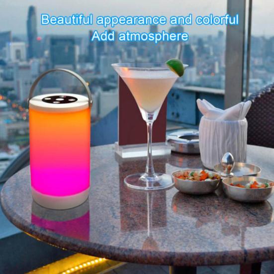 AMZ LED Night Lamp Brightness Adjustable Memory Function Fingertip Control Symphony Mode Rechargeable RGB Color Change Night Light Hanging Lantern