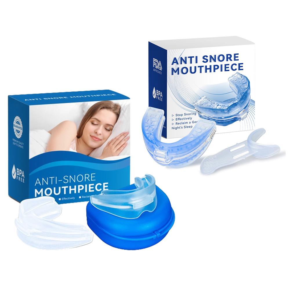 Stop Snoring Bruxism Silicone Mouth Guard Improve Sleeping Teeth Bruxism Sleep Aid Anti-Snore and Apnea Device To Stop Snoring
