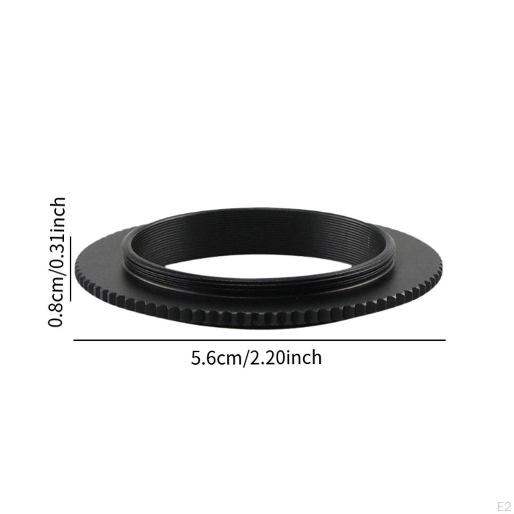 T2 Male Adapter s Compact Lightweight Small Knurling Design Double Side M42x0.75mm Coupling