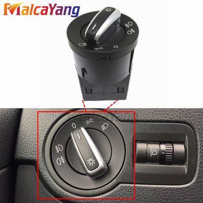 3B0 941 531 3BD941531 15 Commutateur de phare chromé Pour V-W Passat B5 B5.5 Golf Bora MK4 New Beetle SHARAN Polo Seat Alhambra