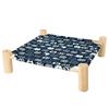 Breathable Elevated Cat Bed Wooden Cat Mat Creativity Cat/Dog Hammock  Four Seasons  Pets Furniture