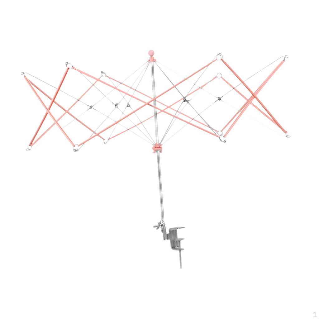 Schirmhaspel Garnwinder Strickwerkzeug Zubehör Fadenwickelmaschine Handwerk Robust Manuell Wolle