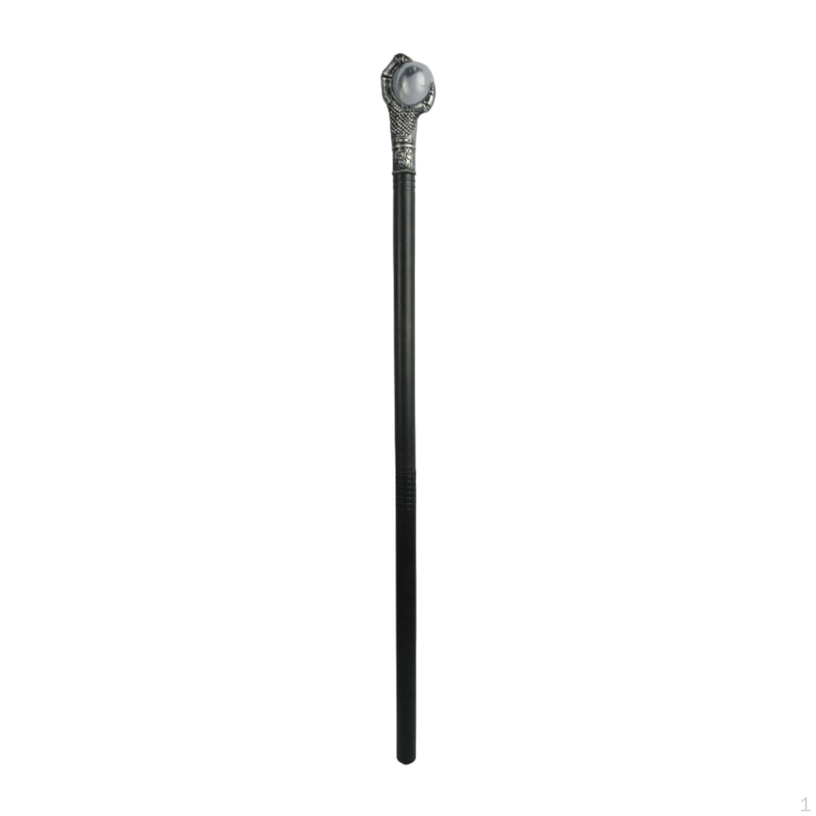 

Halloween Cane Props Pretend Play Accessory for Festivals Cosplay Stage Show Argent