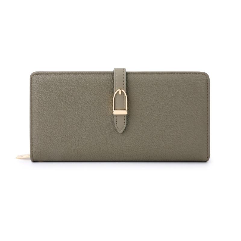 Imitation Cowhide Women's Long Wallet Portable Clutch Bag 20*10.5cm