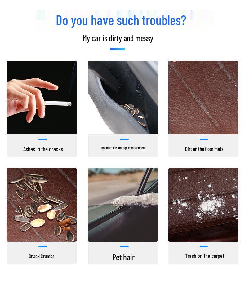 Haipa High-Power Car Vacuum Cleaner: Wet/Dry Use, Strong Suction for Car & Home